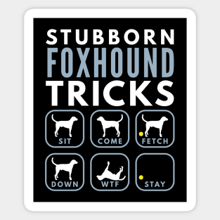 Stubborn American Foxhound Tricks - Dog Training Sticker